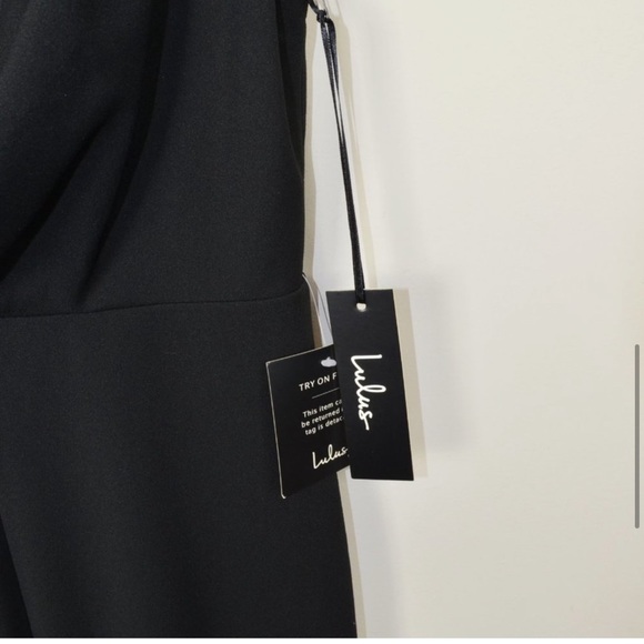 Lulu's Call My Name Black Backless Maxi Dress NWT - Picture 8 of 11